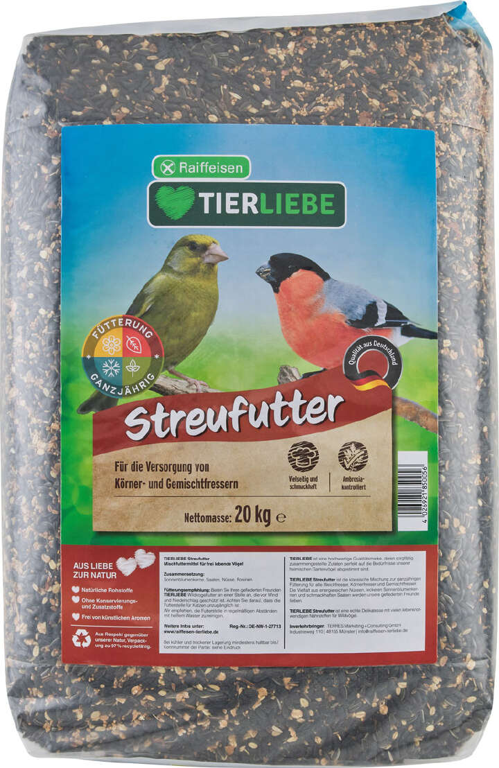 TIERLIEBE Streufutter